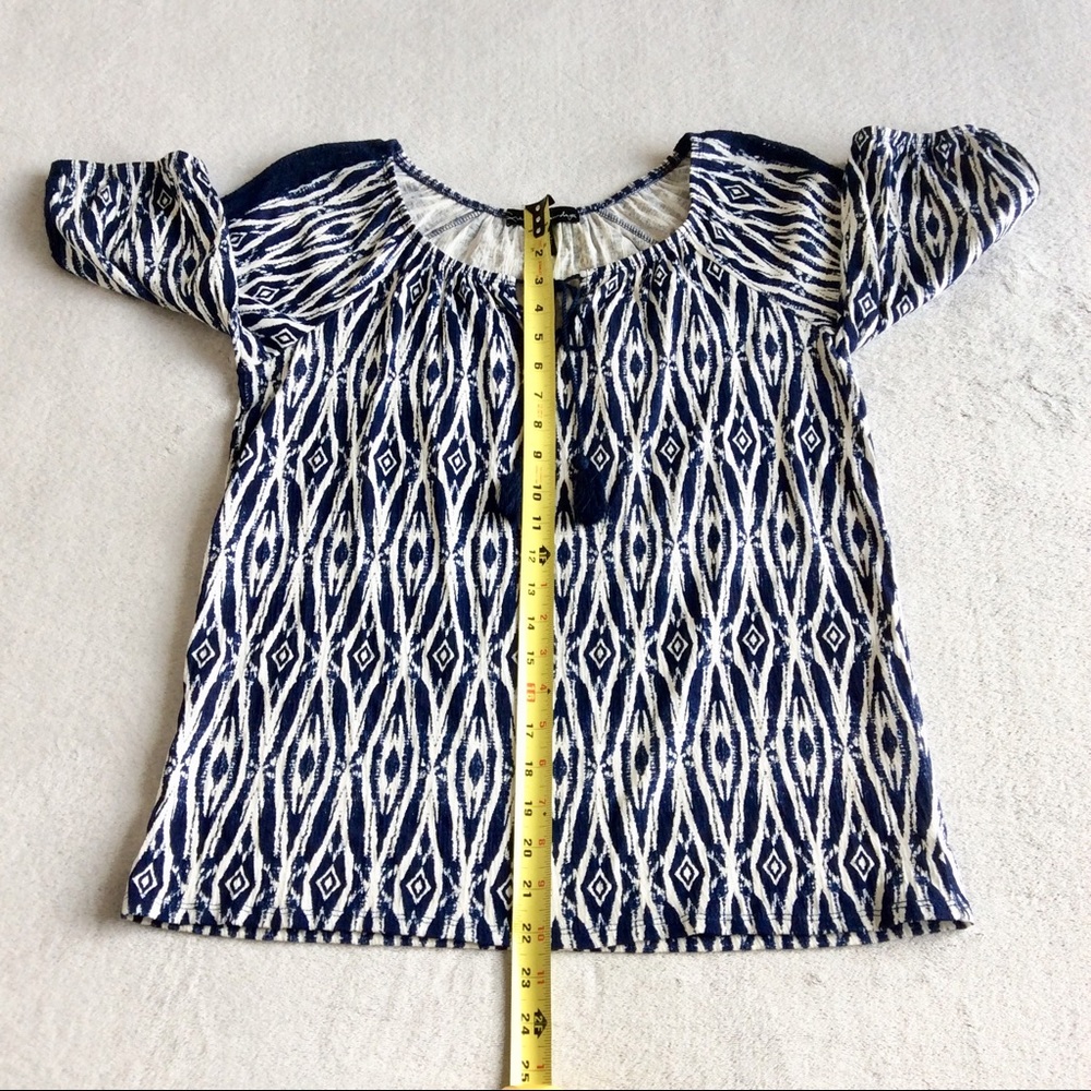 Navy Batik Style shirt - Picture 5 of 8